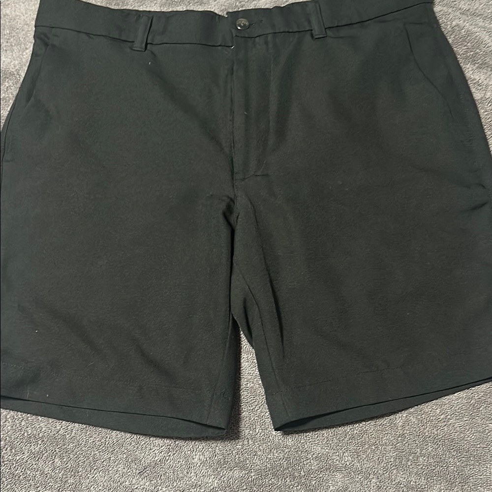 Callaway Black Flat Front Shorts Casual Style